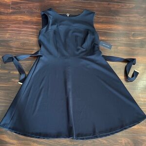 Tommy Hilfiger Navy Blue Dress with Back Ties (14)